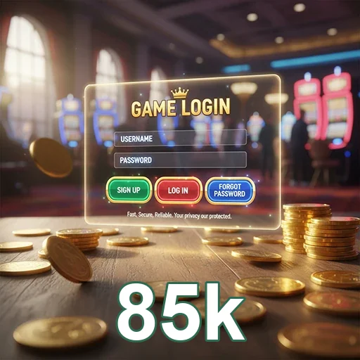 Tela de suporte do 85k sobre acesso e conta segura